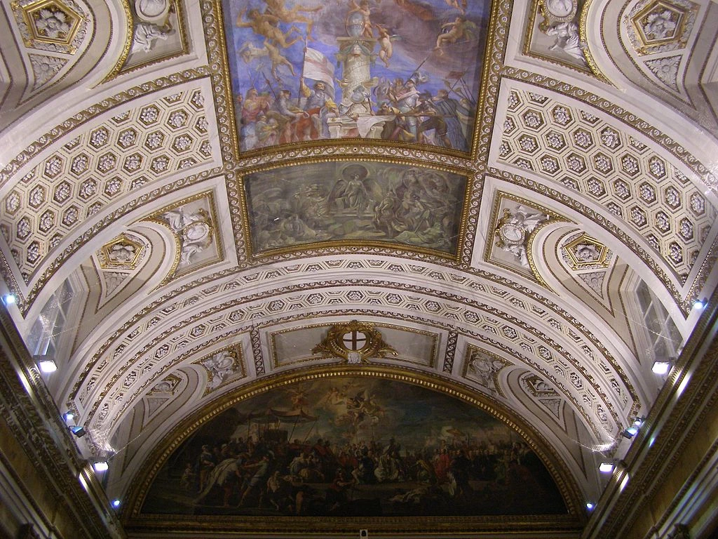 L'apoteosi della Repubblica con l'allegoria della Divina Sapienza - Palazzo Ducale, Genova